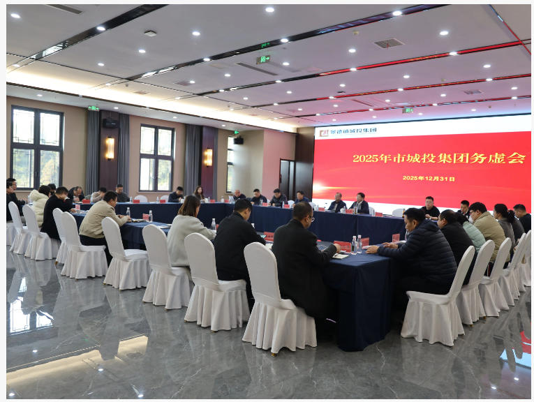 市城投集團召開2025年度務(wù)虛會